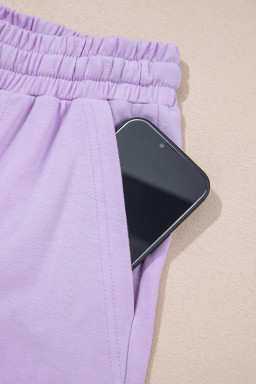 Orchid Petal Tank and Straight Loose Drawstring Pants Set