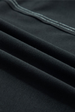 Brown Leopard Patchwork Quarter Zip Hoodie