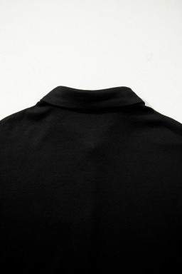 Black Shirred Hem Crop Tank Top Loose Shorts Cardigan 3 Piece Pajama Set