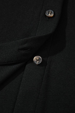 Black Shirred Hem Crop Tank Top Loose Shorts Cardigan 3 Piece Pajama Set