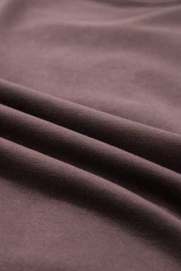 Dark Khaki Terry Bow Pattern Drop Shoulder Sweatshirt