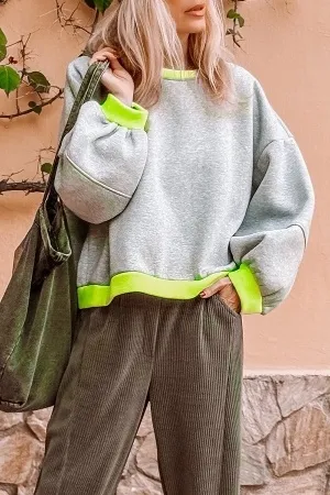 Contrast Trim Sweatshirts wholesale