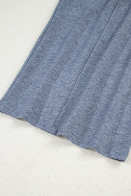 High-rise Frill Detail Wide Leg Loose Pants