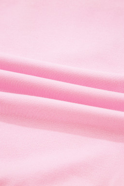 Phalaenopsis Chenille Heart Pattern Casual Pants Set