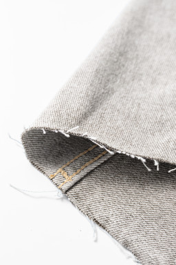 Dusk Blue Patchwork Flap Detail Distress Denim Jacket