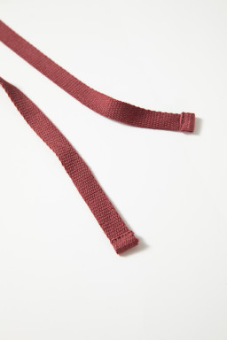 Racing Red Waffle Patchwork Drop Shoulder Hooded Long Sleeve Top