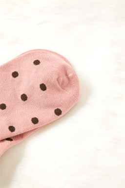 Blossom Bow Polka Dot Colorblock Socks