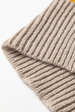 Multicolour Colorblock Drop Shoulder Crew Neck Sweater