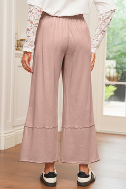 Buckskin Flower Patch Mineral Washed Cropped Wide Leg Pants