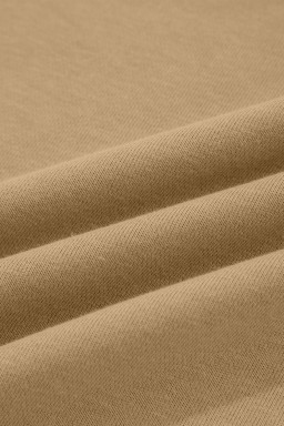 Sage Green Star Patchwork Exposed Seam Uneven Hem Sweatshirt