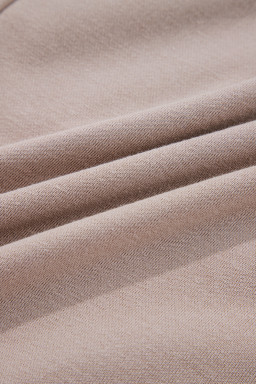 Goat Waffle Patchwork Plus Size Pocketed Hoodie