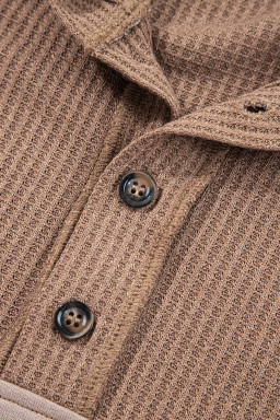 Goat Waffle Patchwork Plus Size Pocketed Hoodie