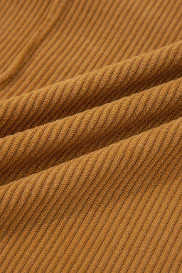 Beige Corduroy Exposed Seam Sleeveless Mini Dress