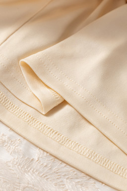 Oatmeal Embroidered Mesh Overlay Flowy Long Skirt