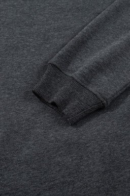 Carbon Grey Queen Card Drop Shoulder Graphic Sweatshirt