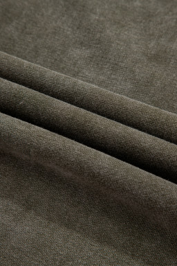 Jungle Green Lace Applique Notched Neck Mineral Wash Baggy Sweatshirt