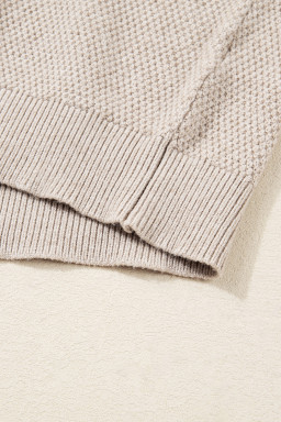 Parchment Colorblock Striped Sleeve Detail Knit Sweater