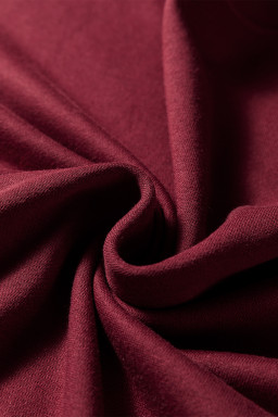 Red Dahlia Preppy Striped Sleeve Loose Sweatshirt