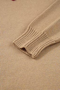 Smoke Gray Merry Colorful Dot Detail Christmas Dolman Sweater