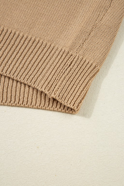 Smoke Gray Merry Colorful Dot Detail Christmas Dolman Sweater