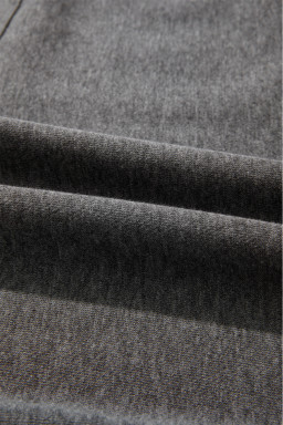 Dark Grey Cute Halloween Ghost Mineral Wash Oversized Hoodie