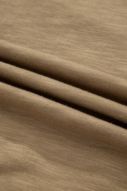 Green Flower Patched Exposed Seam 3/4 Sleeve top