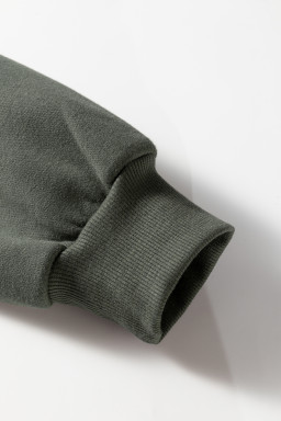 Raglan Sleeve Drawstring Hooded Tunic Sweatshirt