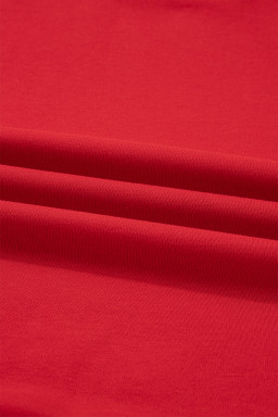 Red Plaid MAMA Graphic Christmas Holiday Crewneck Pullover and Pants Lounge Set