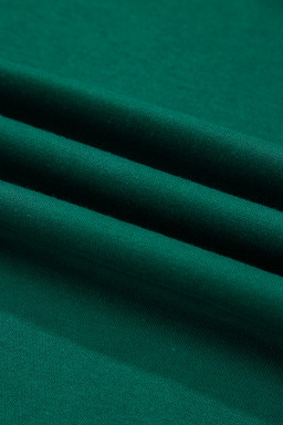 Evergreen Varsity Stripe Detail Drop Shoulder Pullover Mini Skort Set