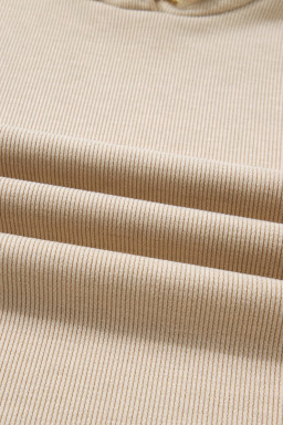 Jet Stream Drawstring Pullover Hoodie and High Waist Pants Corduroy Suit