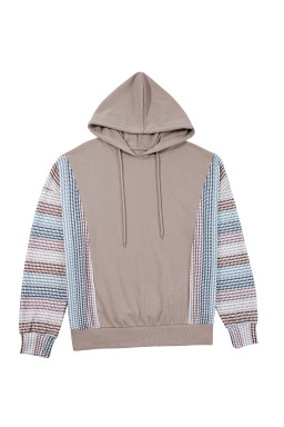 Dune Colorblock Patchwork Baggy Hoodie