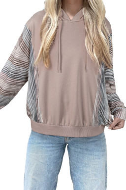 Dune Colorblock Patchwork Baggy Hoodie