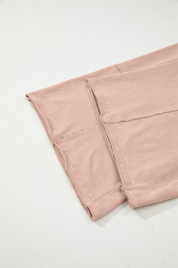 Buckskin Flower Patch Mineral Washed Cropped Wide Leg Pants