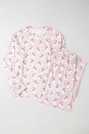 Santa Claus Graphic Loungewear Set