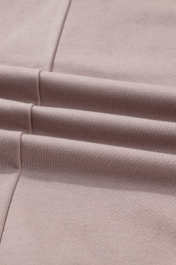 Goat Waffle Patchwork Exposed Seam Oversized Hoodie