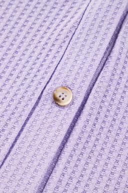 Orchid Petal Plus Size Waffle Knit Button Front Cardigan