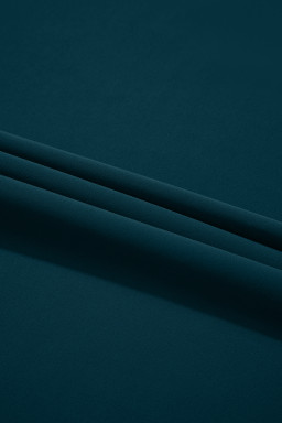 Blue Sapphire Contrast Edge Ruffled High Waist One Piece Swim Dress