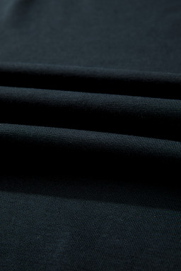 Black Studded Decor Ribbed Edge Mineral Wash Plus Size Jumper