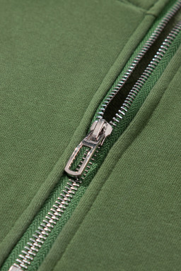 Vineyard Green Half Zip up Pullover Active Top and Joggers Set