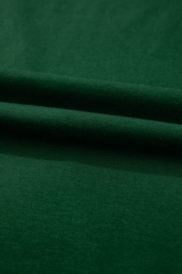 Evergreen  Asymmetric Seam Detail Solid Color Long Sleeve Top