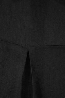 Black Sheer Tunic Shirt Drawstring Shorts 2pcs Swim Cover Up