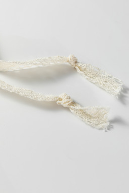 Jet Stream Thermal Textured Lace Drawstring Baggy Hoodie