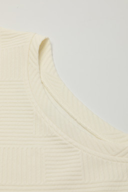 Apricot Textured Short Sleeve Top and Shorts Set