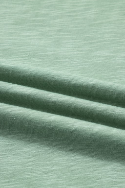 Canton Cuffed Short Sleeve Tee Raw Seam Patch Pocket Drawstring Pants Set