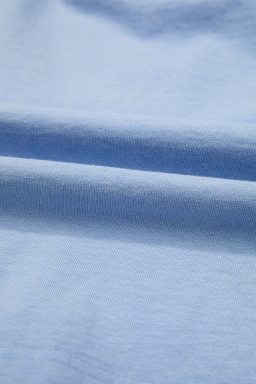 Sky Blue Mineral Wash Elastic Waist Tank Dress with Side Pockets