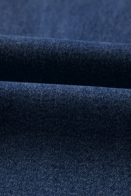 Real Teal Raw Hem Unique Cuffs Straight High Rise Loose Jeans