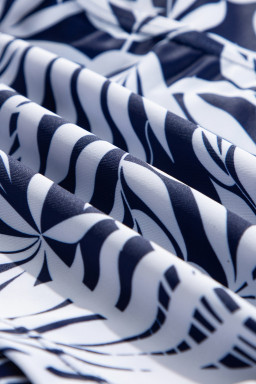 Blue Scoop Neck Adjustable Tankini and Matching Skort Bathing Suit