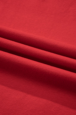 Fiery Red Stars Stripes Short Puff Sleeve Top