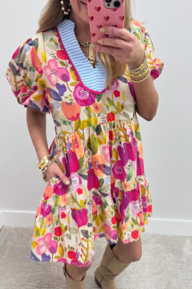 Rose Floral Dresses