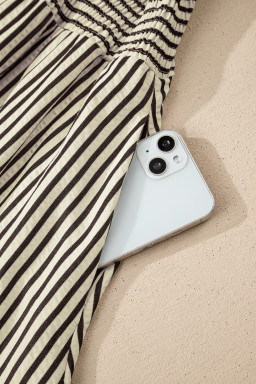 Black Striped V Neck Zip Front Cinched High Waist Midi Dress